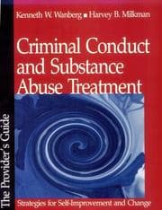Tapa de Criminal conduct & substance abuse treatment