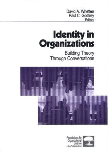 Tapa de Identity in Organizations