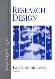 Tapa de Research Design