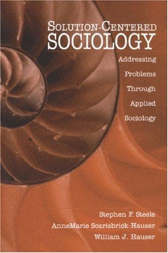 Tapa de Solution-centered sociology
