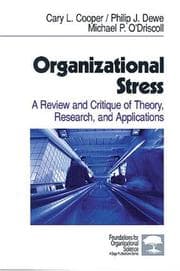 Tapa de Organizational stress : a review and critique of theory, research, and applications
