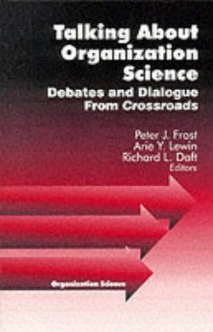 Tapa de Talking about organization science