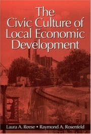 Tapa de Civic Culture of Local Economic Development