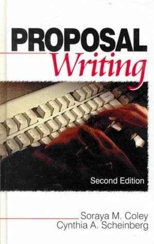 Tapa de Proposal writing