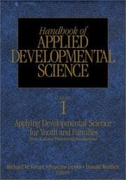 Tapa de Handbook of applied developmental science