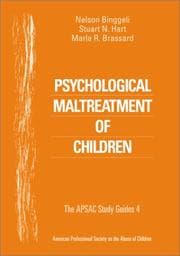 Tapa de Psychological maltreatment of children