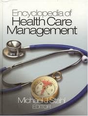 Tapa de Encyclopedia of Health Care Management