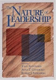 Tapa de Nature of Leadership