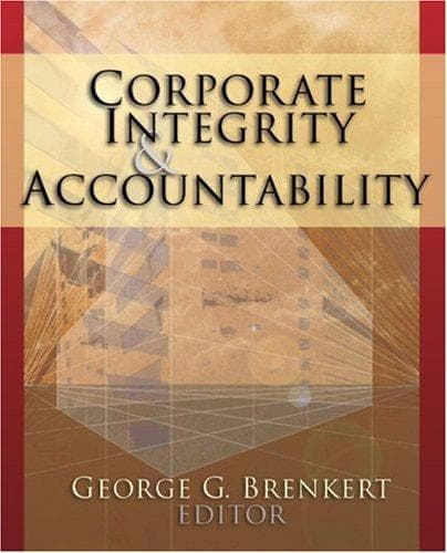 Tapa de Corporate Integrity and Accountability