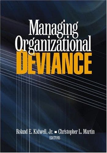 Tapa de Managing Organizational Deviance
