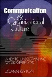 Tapa de Communication and Organizational Culture