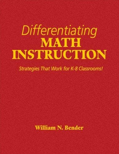 Tapa de Differentiating Math Instruction