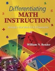 Tapa de Differentiating Math Instruction