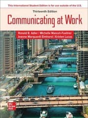Tapa de Communicating at Work