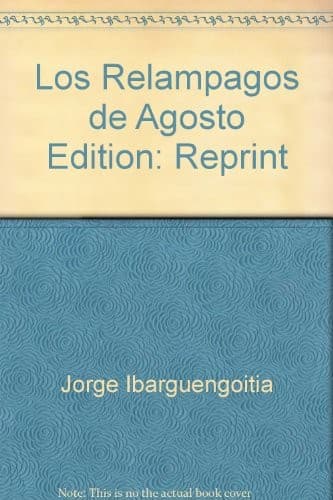 Tapa de Los relampagos de agosto