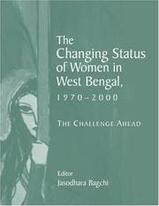 Tapa de The Changing Status of Women in West Bengal, 1970-2000