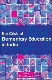 Tapa de The Crisis of Elementary Education in India