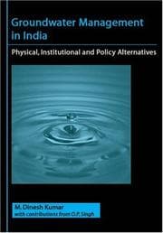 Tapa de Groundwater management in India