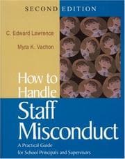 Tapa de How to handle staff misconduct