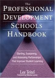 Tapa de The Professional Development Schools Handbook