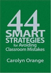 Tapa de 44 Smart Strategies for Avoiding Classroom Mistakes