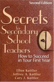 Tapa de Secrets for secondary school teachers
