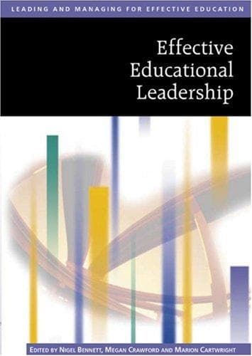 Tapa de Effective educational leadership