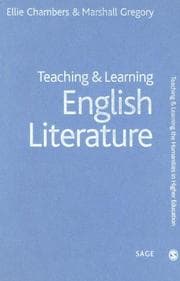 Tapa de Teaching and Learning English Literature