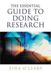 Tapa de The essential guide to doing research