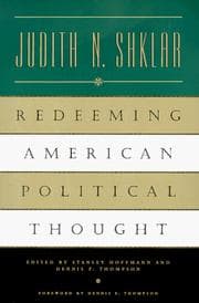 Tapa de Redeeming American political thought