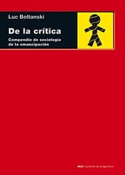 Tapa de De la crítica