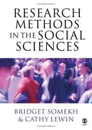Tapa de Research methods in the social sciences