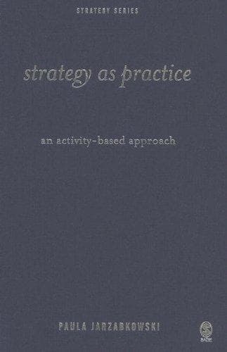 Tapa de Strategy as Practice