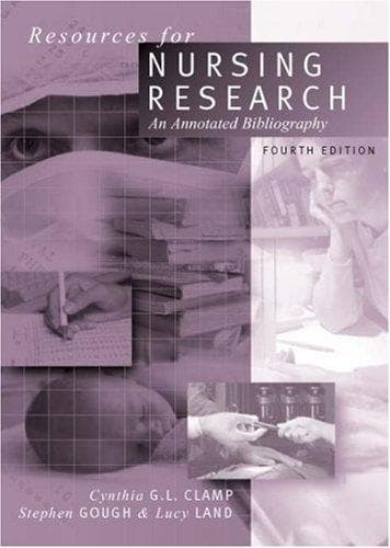 Tapa de Resources for nursing research