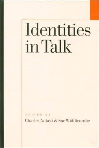 Tapa de Identities in talk
