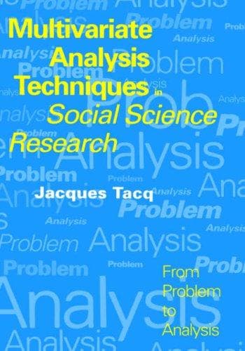 Tapa de Multivariate Analysis Techniques in Social Science Research
