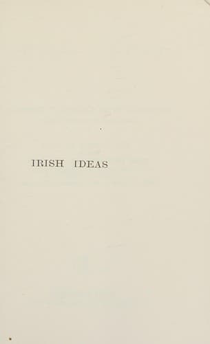 Tapa de Irish ideas