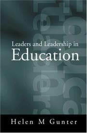 Tapa de Leaders and leadership in education