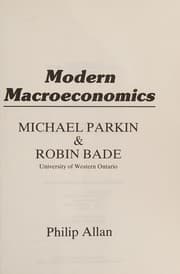 Tapa de Modern macroeconomics