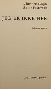 Tapa de Jeg er ikke her