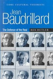 Tapa de Jean Baudrillard