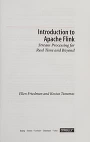 Tapa de Introduction to Apache Flink