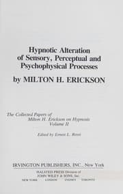 Tapa de Hypnotic alteration of sensory, perceptual, and psychophysical processes