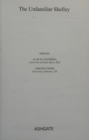 Tapa de The unfamiliar Shelley