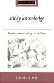 Tapa de Sticky Knowledge