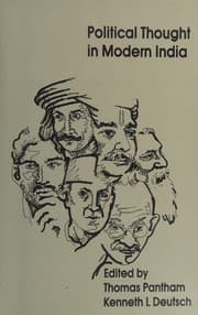 Tapa de Political thought in modern India
