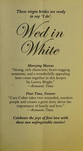 Tapa de Wed in White