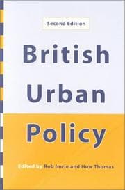 Tapa de British Urban Policy