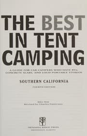 Tapa de The best in tent camping, southern California