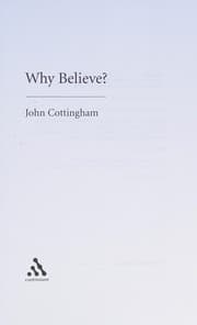 Tapa de Why believe?